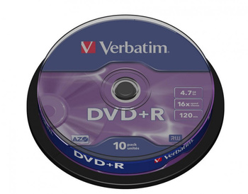 PŁYTY VERBATIM DVD+R cake10