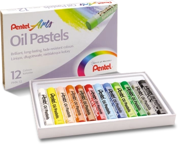 PASTELE OLEJNE PENTEL 12 KOLORÓW