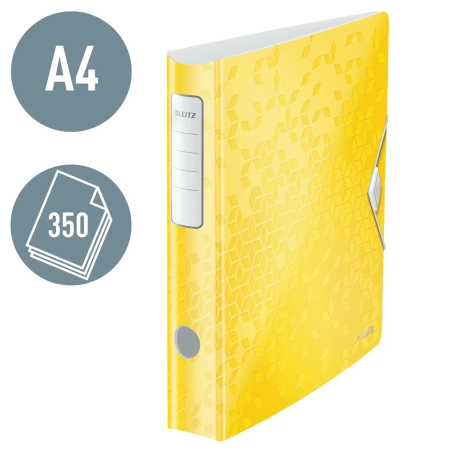 Segregator Leitz 180° Active Wow A4/50mm żółty