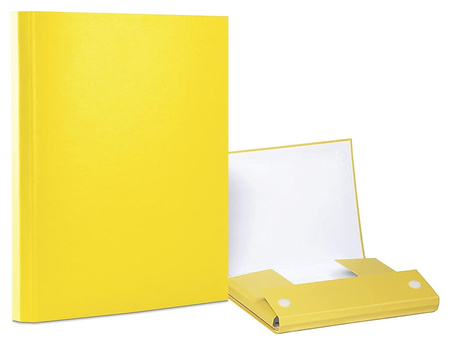 Teczka kartonowa z rzepem Office Products A4/4cm niebieska