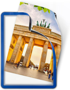 Kieszenie samoprzylepne Djois Magneto A4 niebieskie (2)