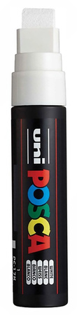 Marker z farbą plakatową Uni POSCA PC-17K 15mm biały