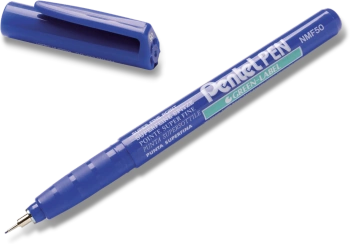 Marker permanentny Pentel Pen NMF50 niebieski