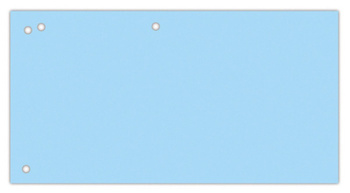 Przekładki kartonowe Office Products 1/3 A4 niebieskie (100)