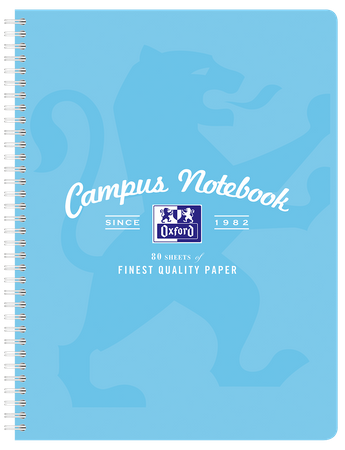 Kołozeszyt Oxford Campus Pastel A4+/80k kratka mix kolorów