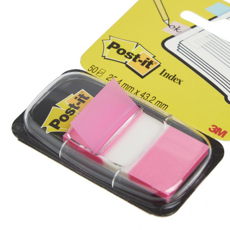 ZAKŁADKI POST-IT 25*43mm RÓŻOWE (50)