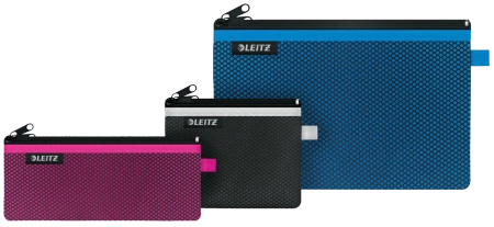 Saszetka Leitz Wow 8.5x21cm 2 kieszonki różowa