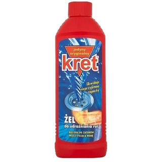 Środek do rur Kret 500ml żel