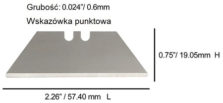 Ostrza do noża bezpiecznego PHC B1119-9 (10)
