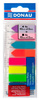 Zakładki indeksujące DONAU, 12x45mm/12x42mm, stand./strzałka, 8x25 k., mix