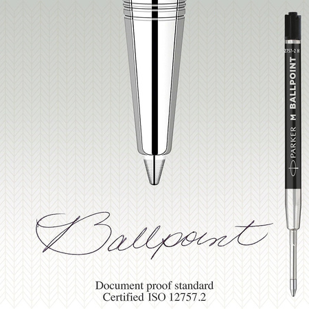 Wkłady do długopisu Parker QuinkFlow M czarne (2)