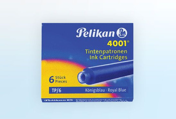 NABOJE ATRAMENTOWE PELIKAN KRÓTKIE NIEBIESKIE (6)