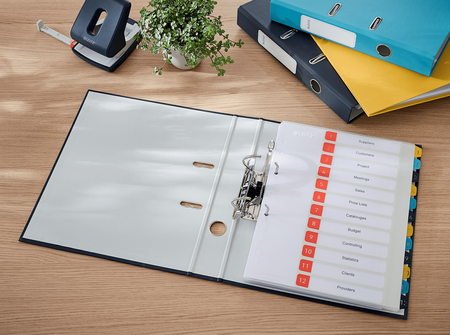 Segregator Leitz 180° Cosy Soft Touch A4/50mm szary