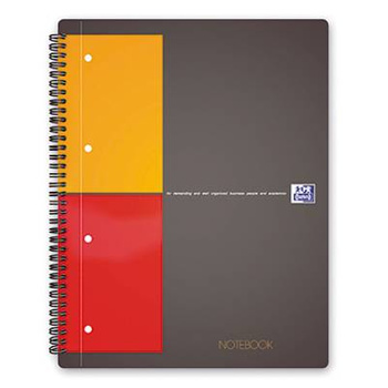 KOŁONOTATNIK OXFORD NOTEBOOK A4+/80K KRATKA