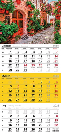 Kalendarz trójdzielny Michalczyk i Prokop 290x619mm