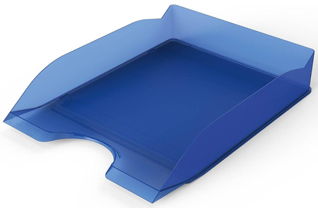 Półka na dokumenty Durable Basic A4 transparentna niebieska