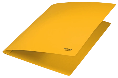 Skoroszyt kartonowy Leitz Recycle A4 żółty