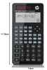 Kalkulator naukowy HP 300s+ czarny