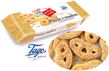 Ciastka Tago 135g Precle z masłem