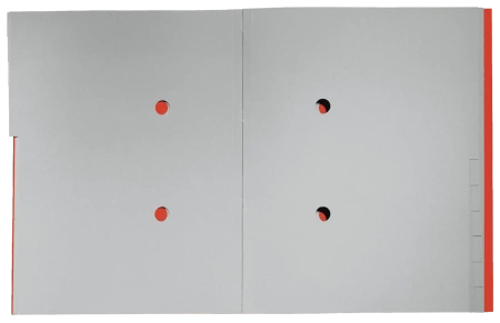 Teczka PP z gumką Leitz Recycle A4 12 przekładek czerwona