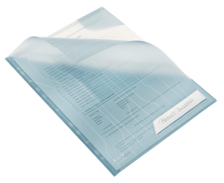 FOLDER LEITZ COMBIFILE A4 NIEBIESKI TRANSPARENTNY (5)