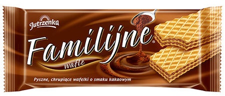 WAFLE JUTRZENKA FAMILIJNE 180g KAKAOWE