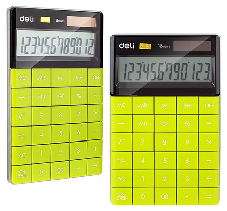 Kalkulator Deli 1589 zielony