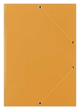 Teczka kartonowa z gumką Donau A4/400g pomarańczowa