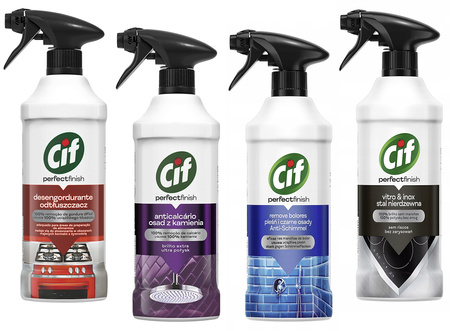 Spray Cif Perfect Finish 435ml Stal nierdzewna