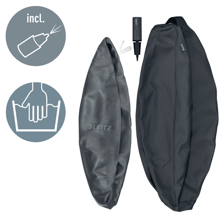 Piłka do siedzenia Leitz Ergo 55cm ciemnoszara