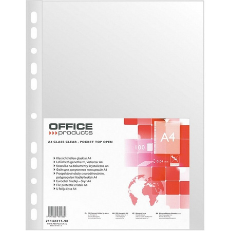 Koszulki Office Products A4/40µm krystaliczne (100