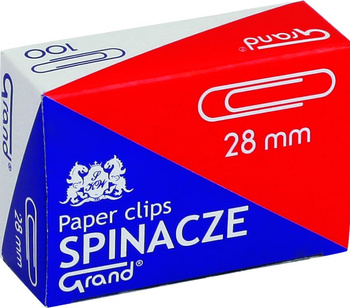 SPINACZE BIUROWE OKRĄGŁE 28mm (100)