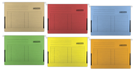 Teczka zawieszana Donau A4 (z bokami) pomarańczowa (5)