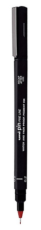 Cienkopis kreślarski Uni Pin-200 0.2mm niebieski