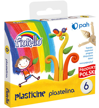 PLASTELINA FIORELLO 16g x6 KOLORÓW