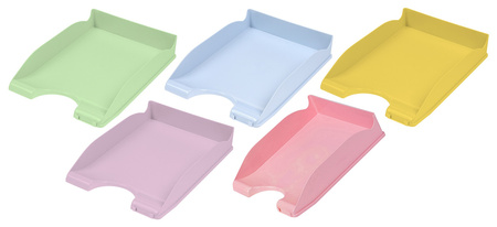 Szufladka na biurko DONAU LIFE, polistyren, pastel, fioletowa