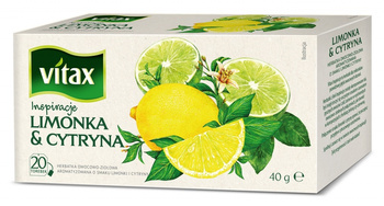 HERBATA VITAX INSPIRATIONS LIMONKA z CYTRYNĄ (20)