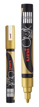 Marker kredowy Uni Chalk PWE-5M złoty