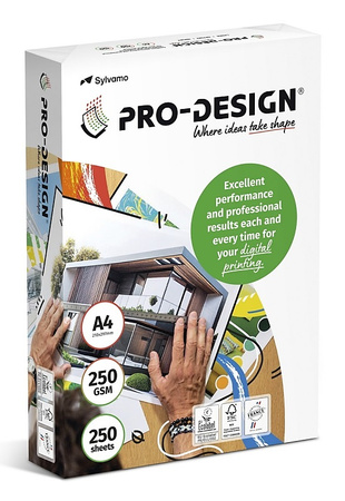 Papier Pro-Design A4/250g satynowany (250)