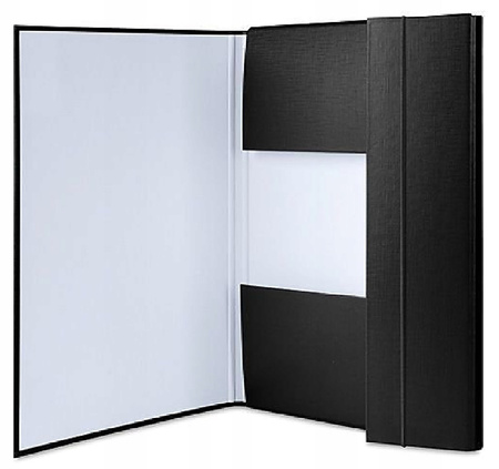 Teczka z gumką OFFICE PRODUCTS, PP, A4/15, 3-skrz., zielona