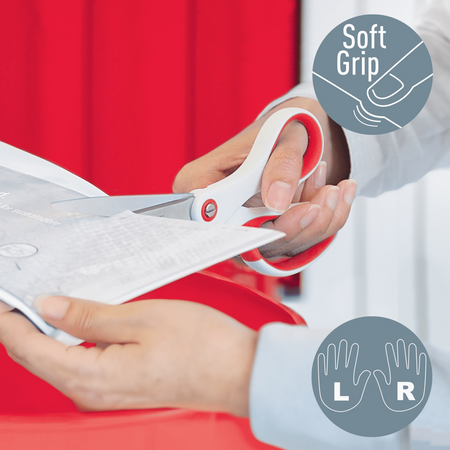 Nożyczki Leitz Wow 20.5cm czerwone