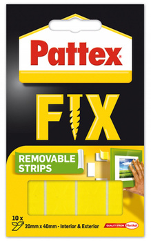 Paski montażowe Pattex Fix 20x40mm usuwalne (10)