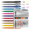 Pisaki pędzelkowe Pentel Brush Sign Pen SES15C 12 kolorów