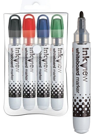 Markery do tablic Uni PWB-202 4 kolory