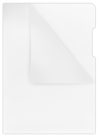 Obwoluta DONAU typu L, PP, A4, krystal, 180mikr., fioletowa