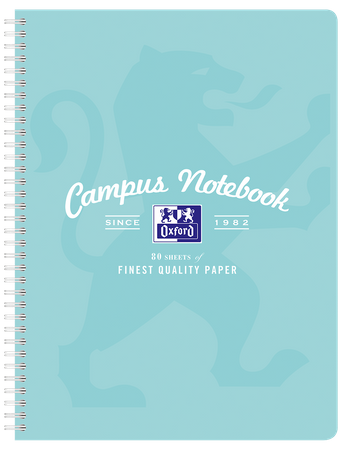 Kołozeszyt Oxford Campus Pastel A4+/80k kratka mix kolorów