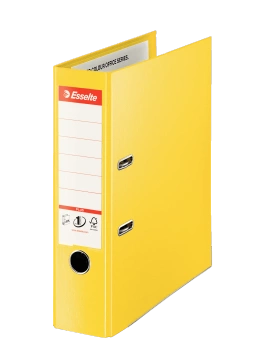 SEGREGATOR ESSELTE No.1 A4/80mm ŻÓŁTY
