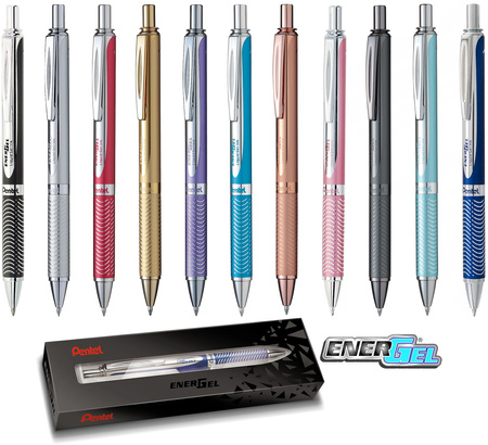 Pióro kulkowe Pentel EnerGel BL407 niebieskie