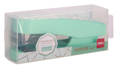 Zszywacz Deli Macaron zielony