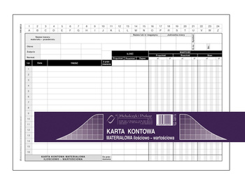 KARTA KONTOWA MATERIAŁOWA A5 (OFFSET) (20)